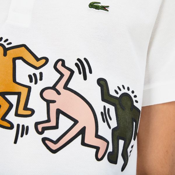 Men's keith haring print piqué clearance polo